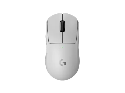 White Logitech G PRO X SUPERLIGHT 2 gaming mouse